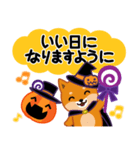 柴犬「ムサシ」63 ハロウィン（個別スタンプ：38）