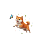 柴犬のBIG季節スタンプ（個別スタンプ：4）