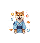 柴犬のBIG季節スタンプ（個別スタンプ：6）