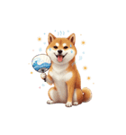 柴犬のBIG季節スタンプ（個別スタンプ：7）