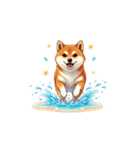 柴犬のBIG季節スタンプ（個別スタンプ：8）
