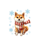 柴犬のBIG季節スタンプ（個別スタンプ：14）