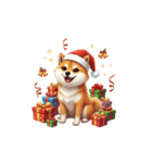 柴犬のBIG季節スタンプ（個別スタンプ：15）