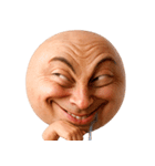 顔文字くん 10 (写実バージョン)（個別スタンプ：2）