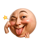 顔文字くん 10 (写実バージョン)（個別スタンプ：3）