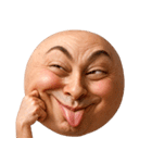 顔文字くん 10 (写実バージョン)（個別スタンプ：4）