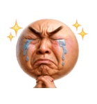顔文字くん 10 (写実バージョン)（個別スタンプ：5）