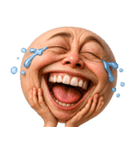 顔文字くん 10 (写実バージョン)（個別スタンプ：10）