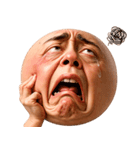 顔文字くん 10 (写実バージョン)（個別スタンプ：11）
