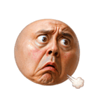 顔文字くん 10 (写実バージョン)（個別スタンプ：12）