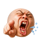 顔文字くん 10 (写実バージョン)（個別スタンプ：13）