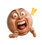 顔文字くん 10 (写実バージョン)（個別スタンプ：19）