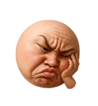 顔文字くん 10 (写実バージョン)（個別スタンプ：21）