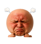 顔文字くん 10 (写実バージョン)（個別スタンプ：23）