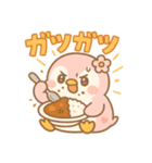 ももぺん（ピンクのペンギン）食べのみ1（個別スタンプ：19）