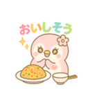 ももぺん（ピンクのペンギン）食べのみ1（個別スタンプ：23）