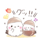 秋❤️ふわもちシマエナガNo24❤️ハロウィン（個別スタンプ：19）