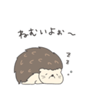 ゆる〜いハリネズミさん（個別スタンプ：3）