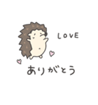 ゆる〜いハリネズミさん（個別スタンプ：16）