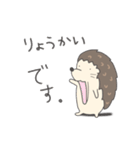 ゆる〜いハリネズミさん（個別スタンプ：25）