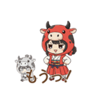 ゆるっと可愛い！あかべこ兄妹～日常編（個別スタンプ：28）