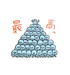 ずっと使える民衆 毎日モブ スタンプ（個別スタンプ：2）