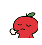 つやつやリンゴのひとくち便@SFW（個別スタンプ：6）