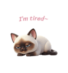 【英語】 シャム猫スタンプ 2（個別スタンプ：13）