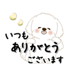 白垂れ耳わんこ「いつもよく使う言葉」1（個別スタンプ：25）