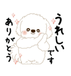 白垂れ耳わんこ「いつもよく使う言葉」1（個別スタンプ：30）