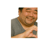 鼻につくカップル(美女とおじさん毎日便利)（個別スタンプ：37）