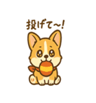 赤いスカーフのコーギー（個別スタンプ：11）
