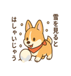赤いスカーフのコーギー（個別スタンプ：19）