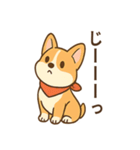 赤いスカーフのコーギー（個別スタンプ：21）