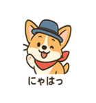 赤いスカーフのコーギー（個別スタンプ：29）