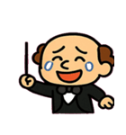 オーケストラのバタバタ舞台裏@SFW（個別スタンプ：1）