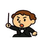 オーケストラのバタバタ舞台裏@SFW（個別スタンプ：3）