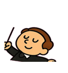 オーケストラのバタバタ舞台裏@SFW（個別スタンプ：8）