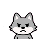 オオカミのぼっち遠吠え便@SFW（個別スタンプ：1）