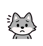 オオカミのぼっち遠吠え便@SFW（個別スタンプ：2）