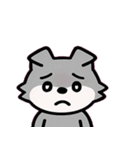 オオカミのぼっち遠吠え便@SFW（個別スタンプ：3）