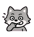 オオカミのぼっち遠吠え便@SFW（個別スタンプ：5）