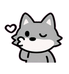 オオカミのぼっち遠吠え便@SFW（個別スタンプ：6）