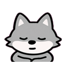 オオカミのぼっち遠吠え便@SFW（個別スタンプ：8）