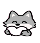 オオカミのぼっち遠吠え便@SFW（個別スタンプ：9）