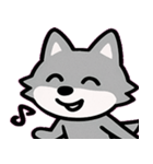 オオカミのぼっち遠吠え便@SFW（個別スタンプ：11）