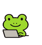 ぴょんぴょんカエルの感情便@SFW（個別スタンプ：5）