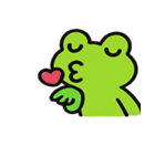 ぴょんぴょんカエルの感情便@SFW（個別スタンプ：9）