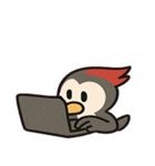 キツツキのコンコン発言録@SFW（個別スタンプ：3）
