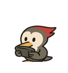 無言キツツキのコンコン便@SFW（個別スタンプ：15）